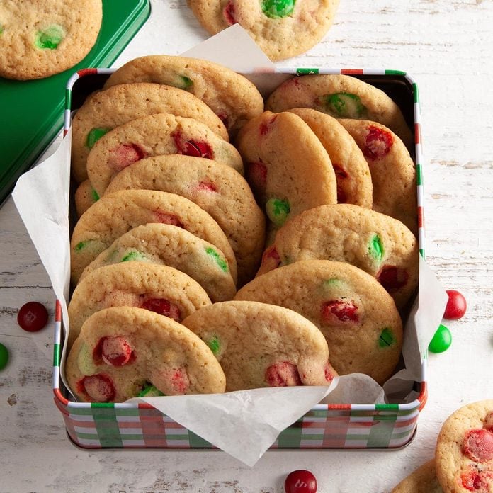 Christmas M&M’s Cookies