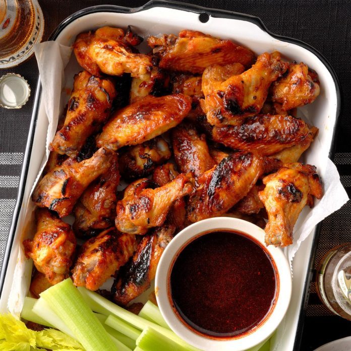 Sticky Honey Chicken Wings Recipe | Taste of Home