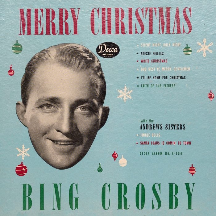 SANTA FE, NM - DECEMBER 30, 2017: A copy of singer Bing Crosby's 1945 Decca label album 'Merry Christmas' for sale in an antique shop in Santa Fe, New Mexico. The album includes Crosby's signature song 'White Christmas', the best-selling single of all-time. The album has sold more than 15 million copies and is the second best-selling Christmas album of all-time. (Photo by Robert Alexander/Getty Images)