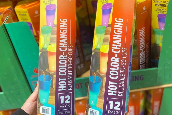 12-pack set of manna hydration hot color-changing to-go cups is on sale at Costco