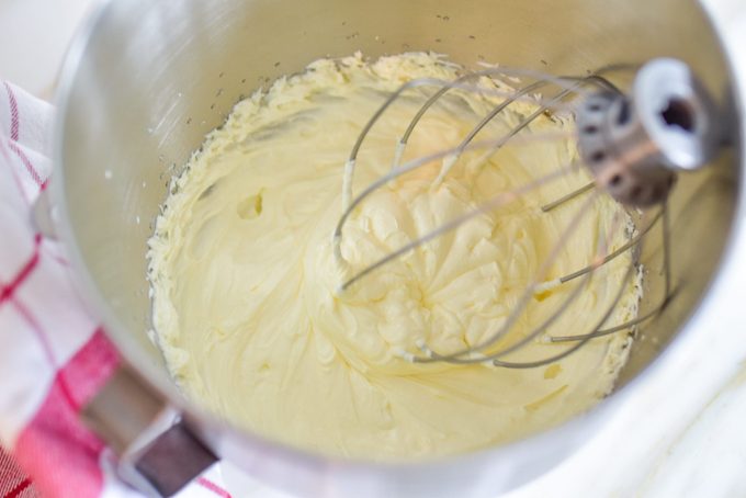 Creamed clarified butter for ma'amoul cookies