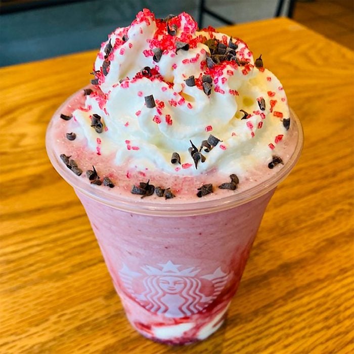 NUTCRACKER FRAPPUCCINO FROM STARBUCKS