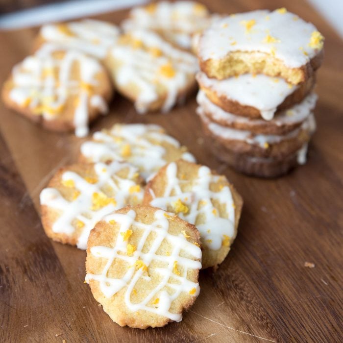 Sugar-free lemon slice-and-bake cookies.