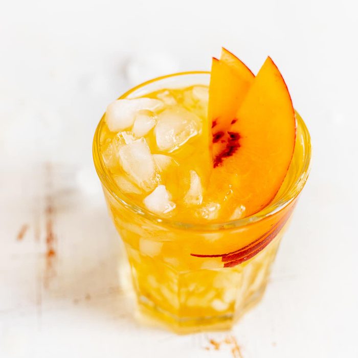 Cold Brew Peach Black Tea Spritzer