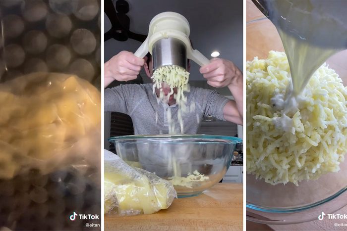 TikTok microwave mashed potato hack