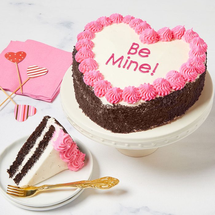 Be Mine! Heart Shaped Chocolate Cake