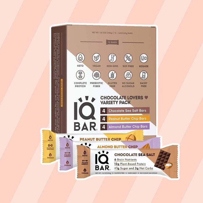 IQBAR Brain + Body Protein Bars keto snack bars 