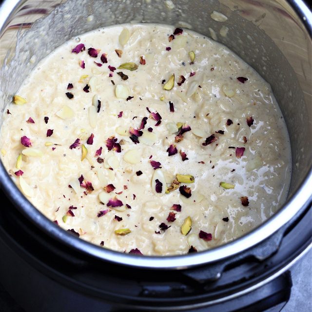 How to make Kheer made in Instant Pot