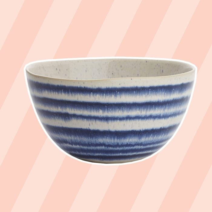 Lina Blue Stripe Cereal Bowl