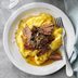 Rosemary Beef Roast over Cheesy Polenta