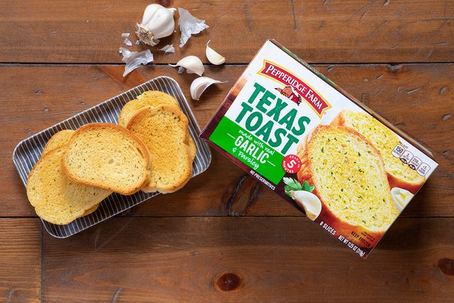 Pepperidge Farms Texas Toast In Package And On Plate.