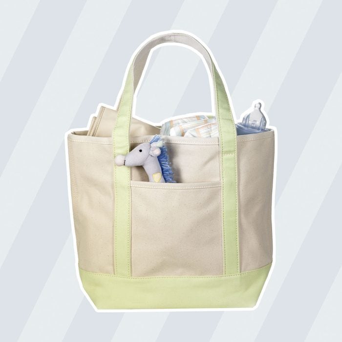 Canvas Bag With Baby Supplies uses for reusable bags