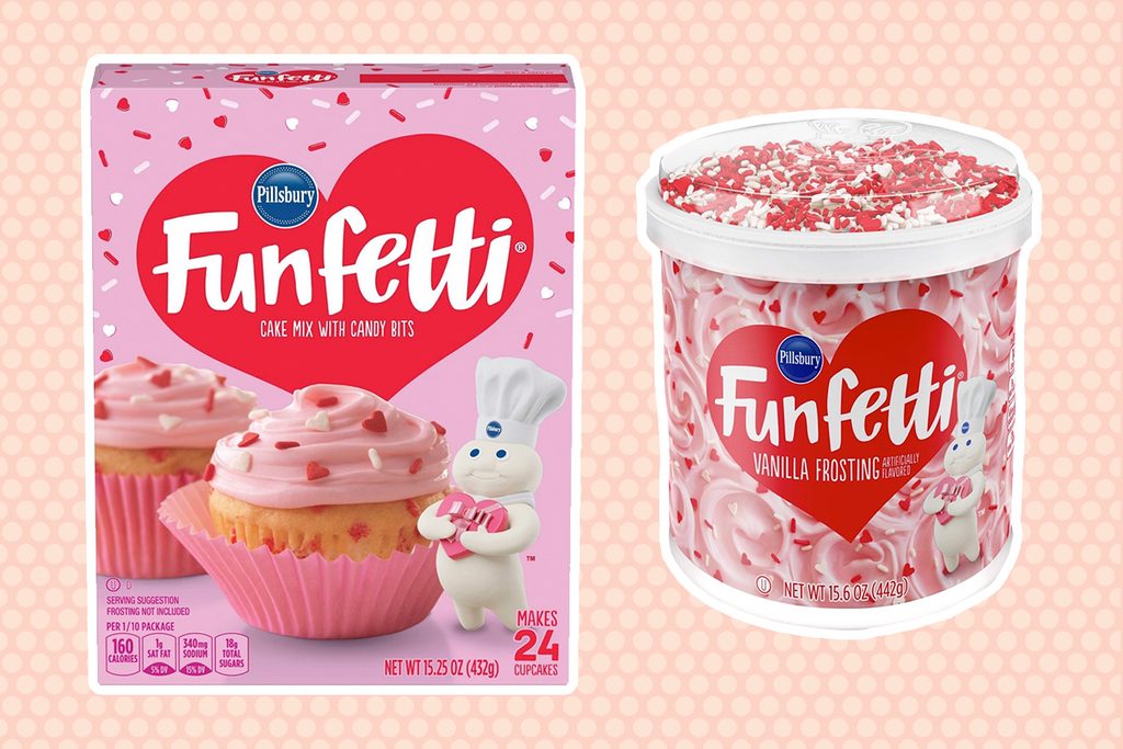 Valentine's Day Funfetti Cake Mix