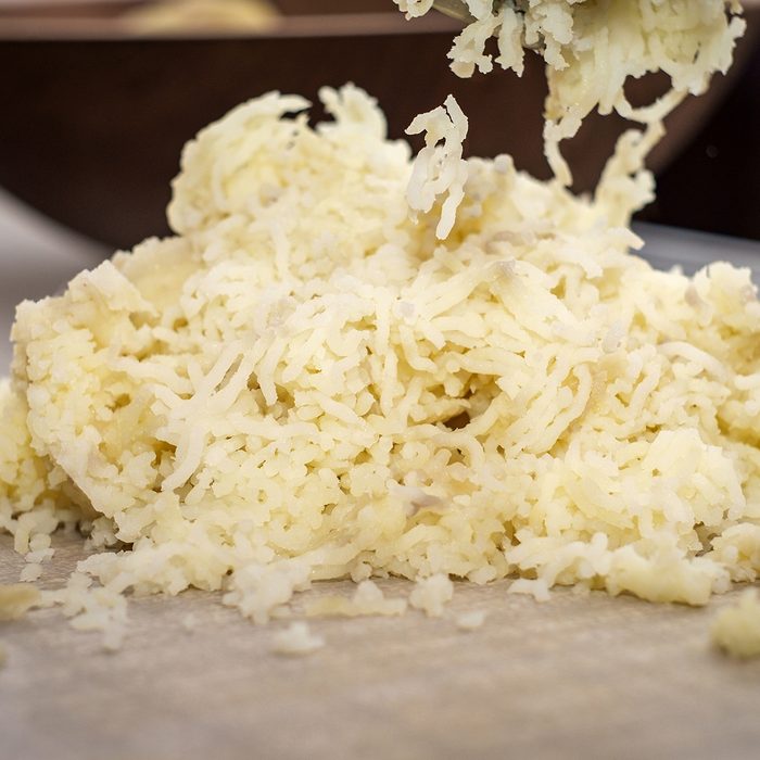 colander uses Riced Potatoes Italian Gnocchi