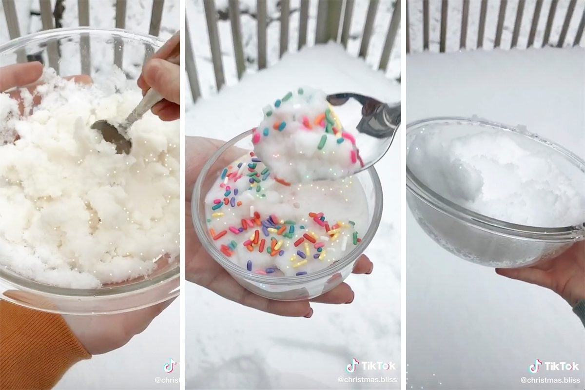How to Make Snow Ice Cream with Fresh Snow for a Winter Treat