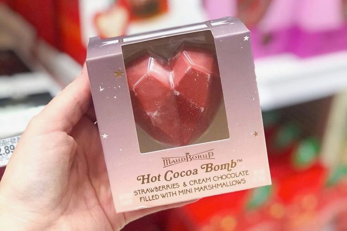 Target Valentines Day strawberries and cream cocoa bombs