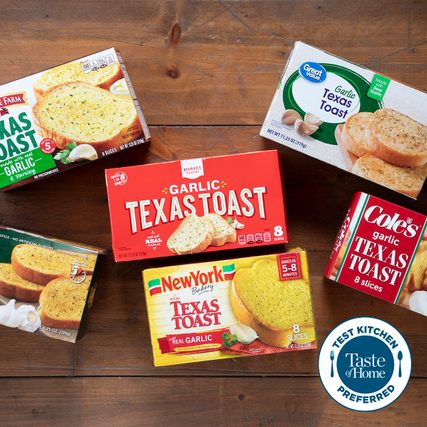 Group Shot Of Texas Toast In Packaging TKP