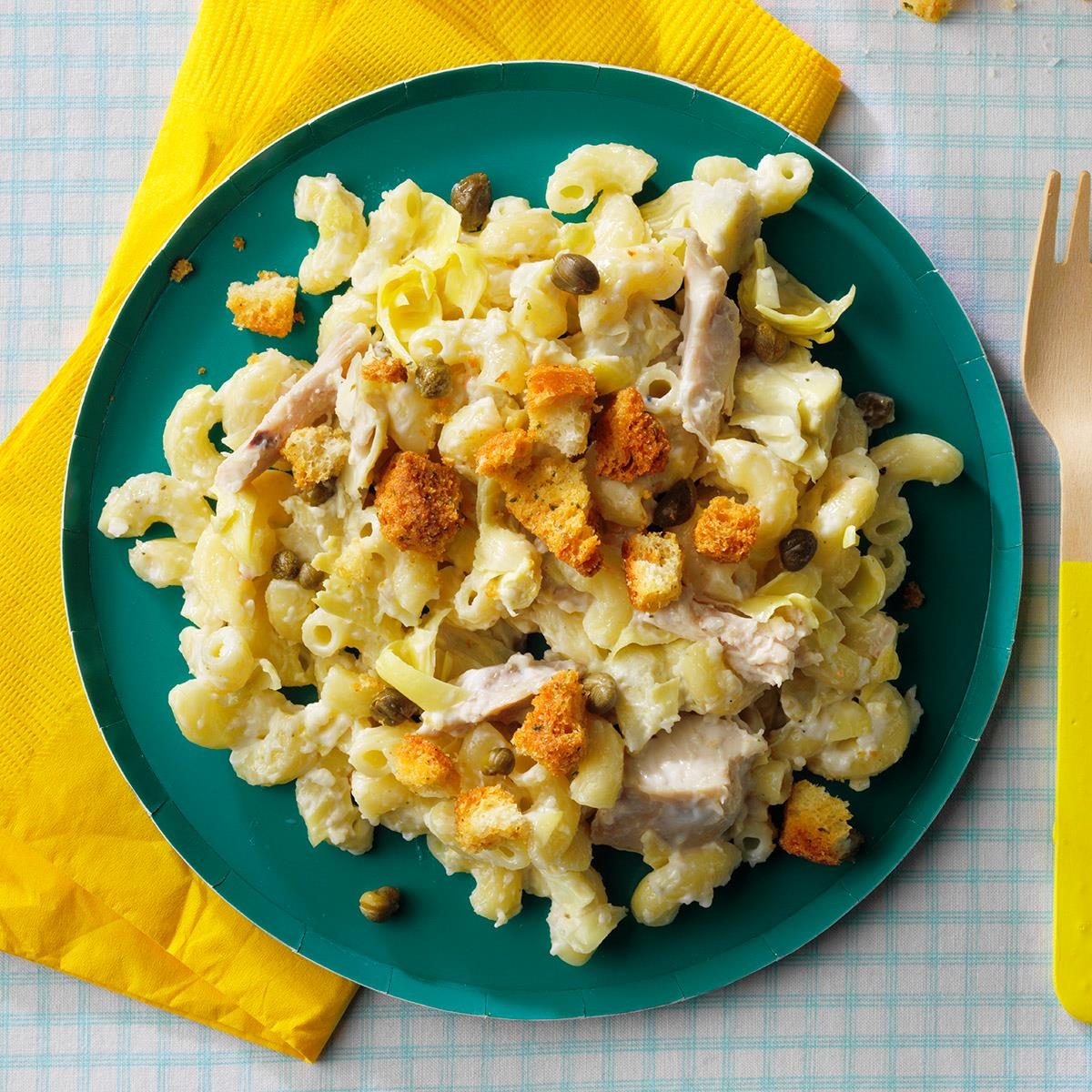 https://www.tasteofhome.com/wp-content/uploads/2021/02/Chicken-Caesar-Macaroni-Salad_EXPS_TOHJJ21_258991_E02_03_5b.jpg?fit=700%2C1024