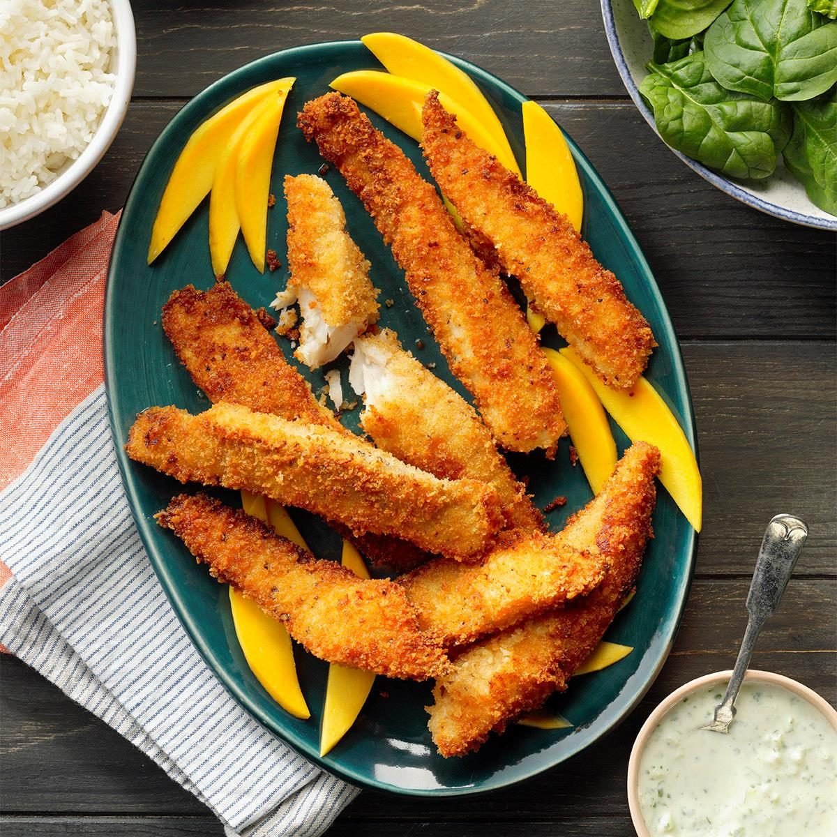 Indian-Spiced Tilapia Sticks