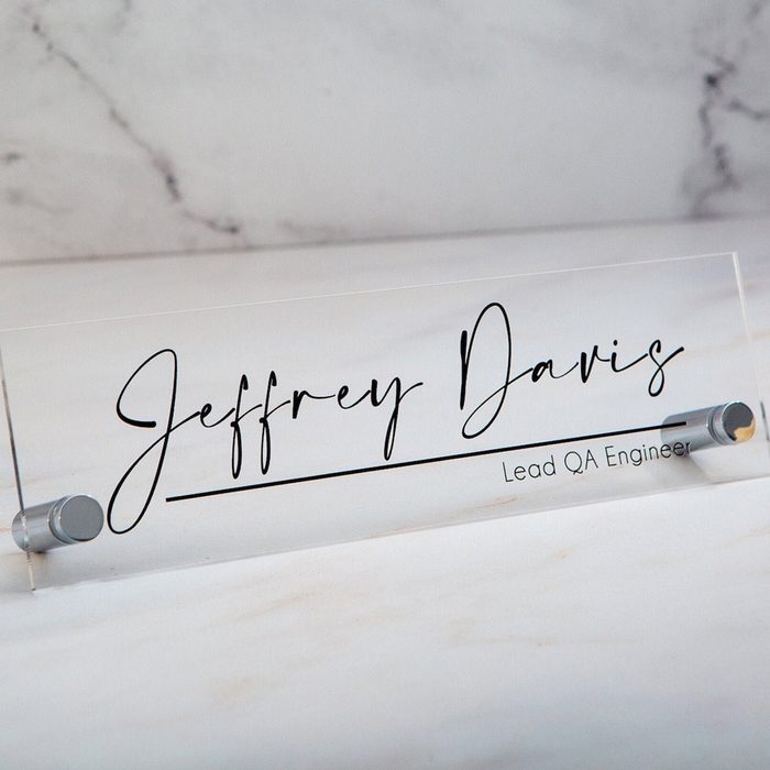Personalized Nameplate
