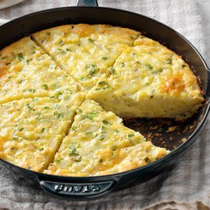 Swiss and Chive Quiche