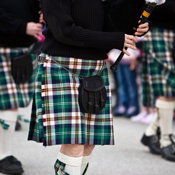 Bagpipers Marching