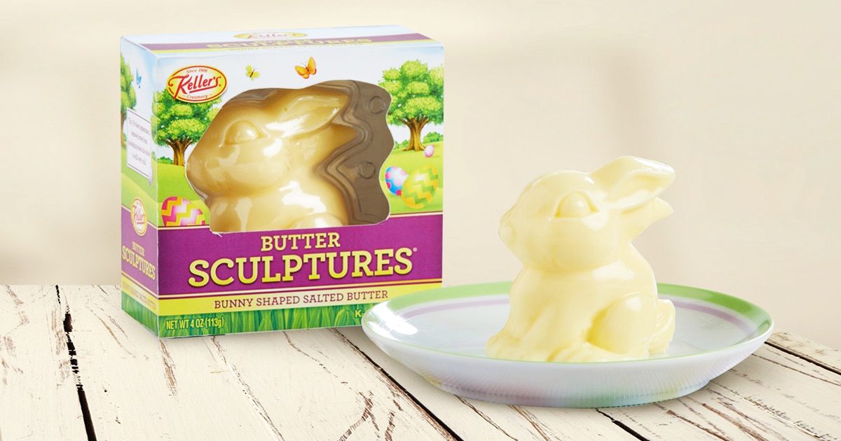 Bunny Shaped Butter Is Here For Easter And We Re Hopping To The Store