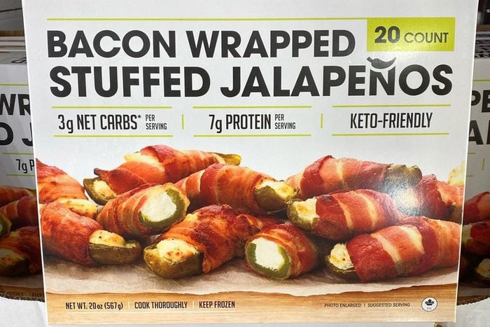 Costco Bacon wrapped Stuffed Jalapenos