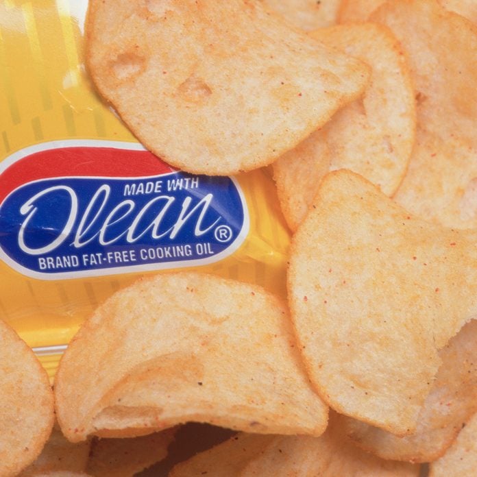 Potato Chips With Olean Label