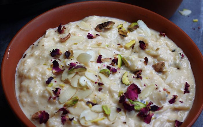 How to make kheer Indian Rice Pudding Kheer