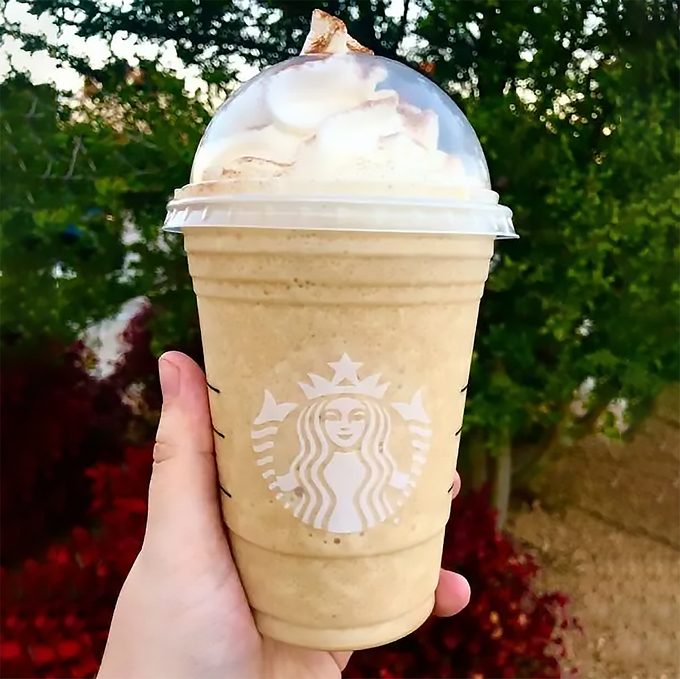 Starbucks French Toast Frappuccino from the secret menu