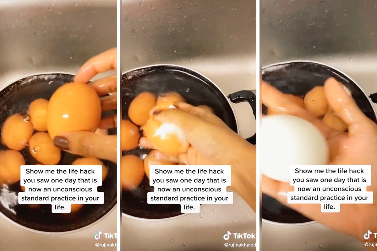 Never Crack a Hard-Boiled Egg Again with This Hack