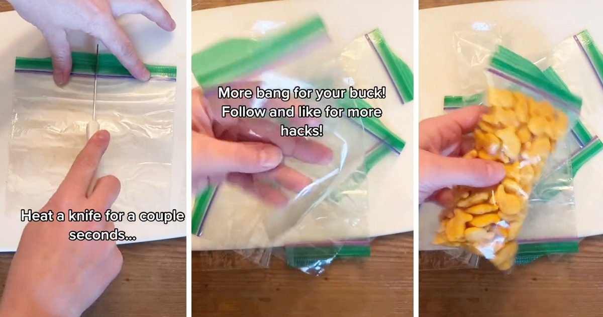 This Ziploc Bag Hack Makes a Supersized Baggie