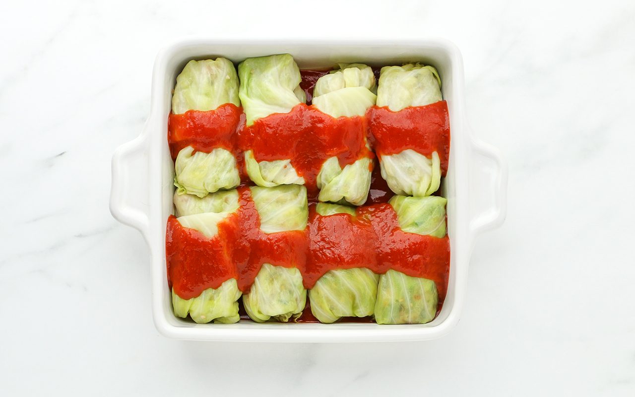 Cabbage Rolls In Pan how to make vegan cabbage rolls