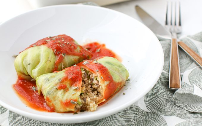 how to make vegan cabbage rolls Cabbage Rolls On Plate