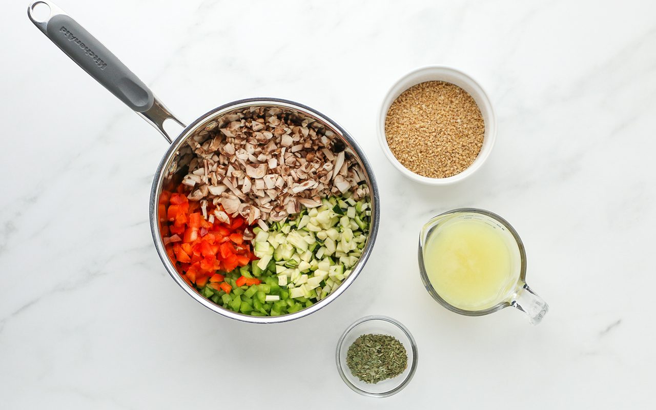 Filling Ingredients how to make vegan cabbage rolls