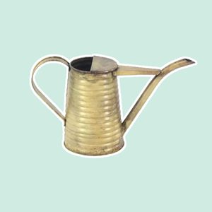 Grayson Lane Small Gold Iron Metal Watering Can 1