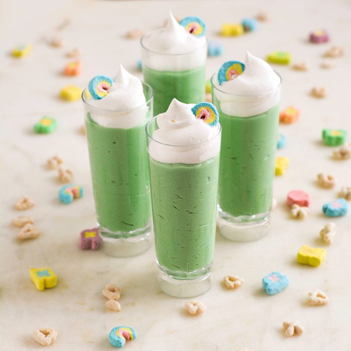 Lucky Charms Pudding Shots 1 1