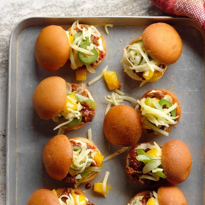 Mango Jalapeno Sloppy Joe Sliders