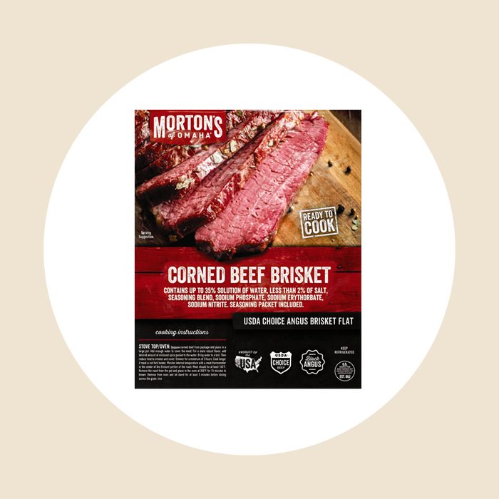 Morton’s Of Omaha Black Angus Usda Choice Corned Beef Brisket Flat