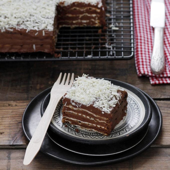 Chocolate matzo cake for Passover