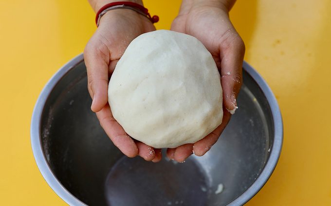 Form A Dough Ball how to make arepas
