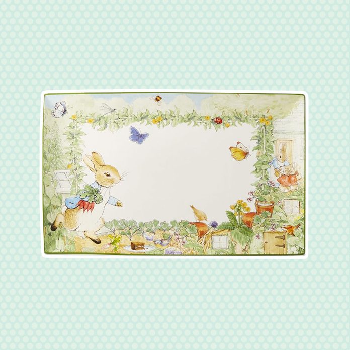 Peter Rabbit Platter vintage easter decorations