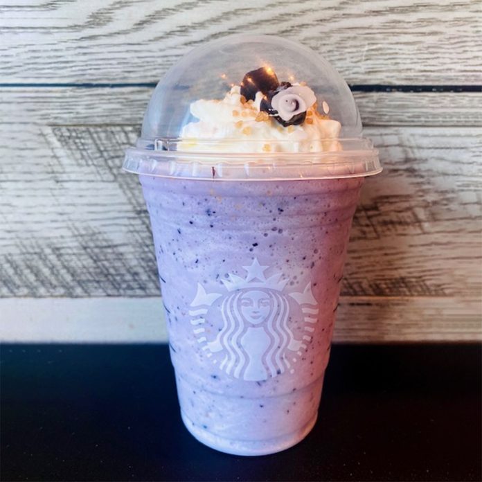 Starbucks Blueberry Muffin Frappuccino from the secret menu