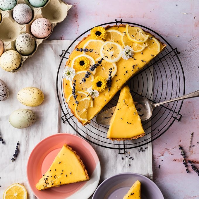 LEMON LAVENDER TART GLUTEN FREE AND DAIRY FREE