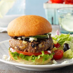 Sun-Dried Tomato Lamb Burgers