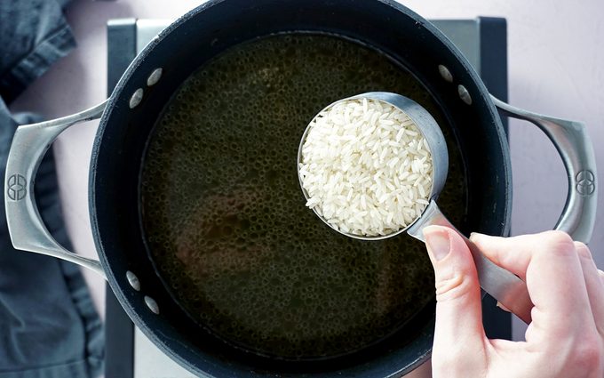 Cook the rice avgolemono soup recipe