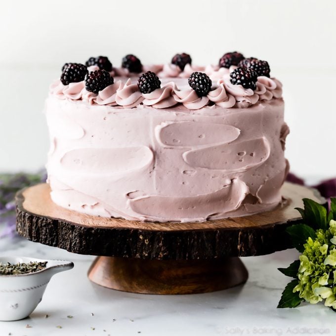 Blackberry Lavender Cake