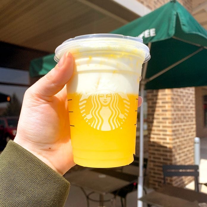 Starbucks Orange Lemon Smoothie from the secret menu