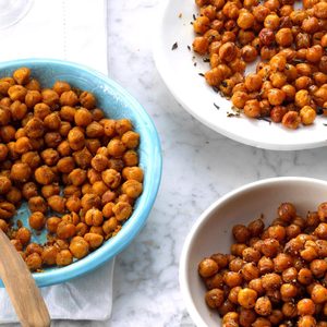 Chili-Lime Air-Fried Chickpeas